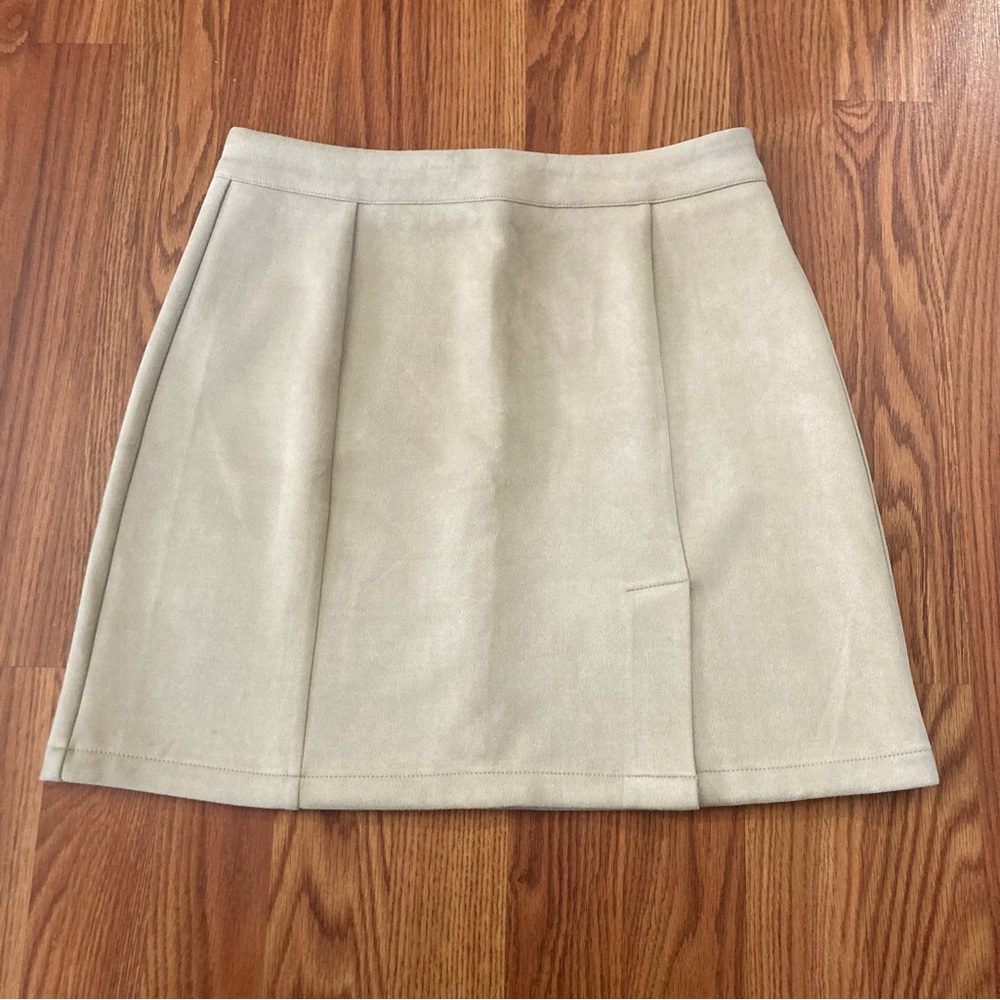 Cream Mini Skirt
